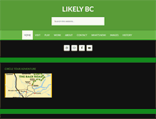 Tablet Screenshot of likely-bc.ca
